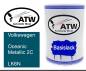 Preview: Volkswagen, Oceanic Metallic 2C, LK6N: 500ml Lackdose, von ATW Autoteile West.